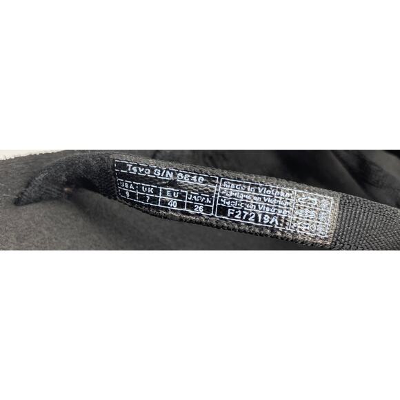 Teva Olawahu women 9 Black Mix Slip on Flip Flop strappy Sandals Shoes 6840 - Picture 5 of 5